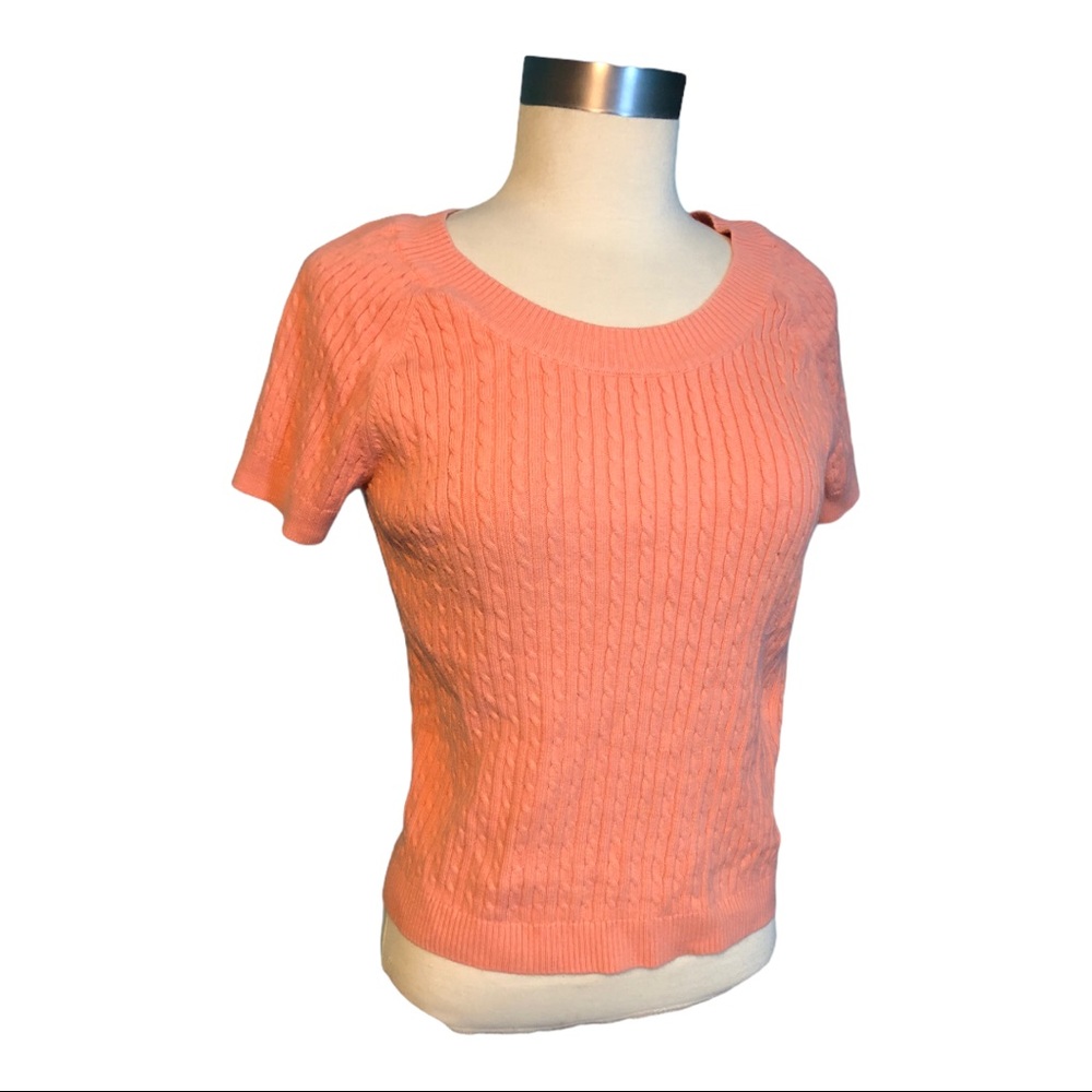 JEANNE PIERRE 90s SWEATER SHORT SLEEVE SHIRT MED